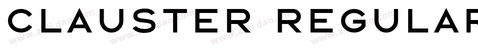 Clauster Regular字体转换
